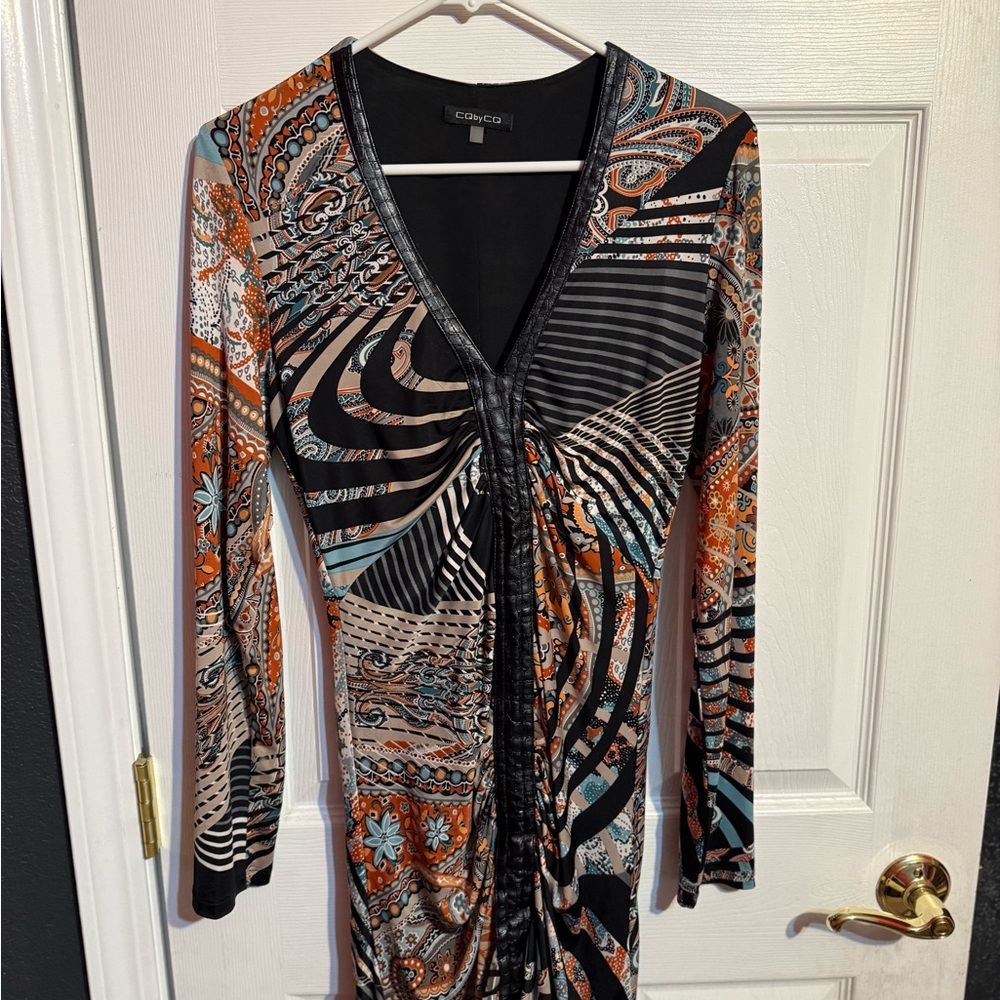 Women's Multicolor Patterned Dress